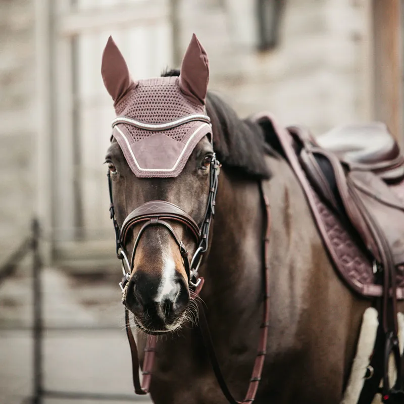 Kentucky Wellington Velvet Fly Veil - Light purple-1