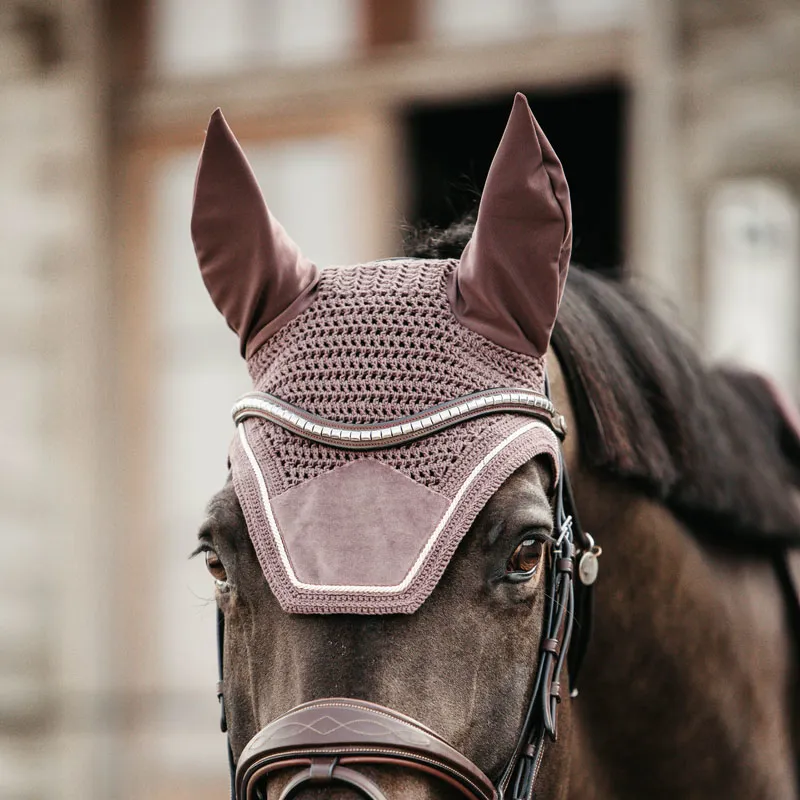 Kentucky Wellington Velvet Fly Veil - Light purple-2