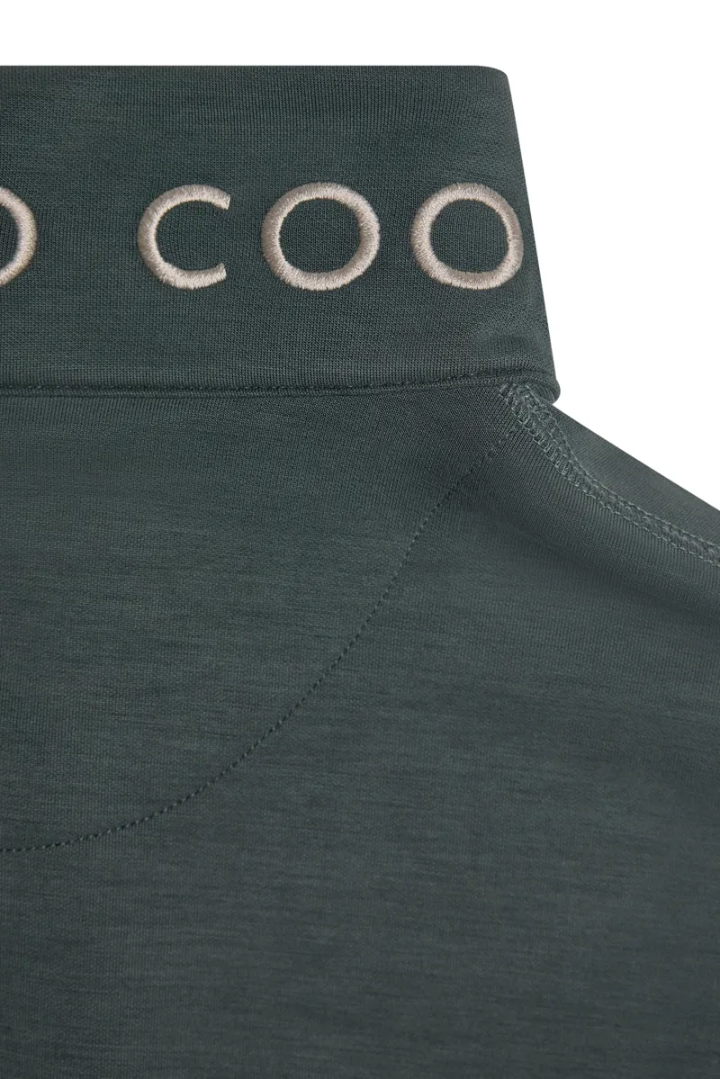 Holland Cooper Winsor Quarter Zip Sweat - Ivy Green-2