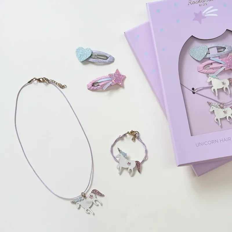 Rockahula Kids - Unicorn Hair and Jewellery Set