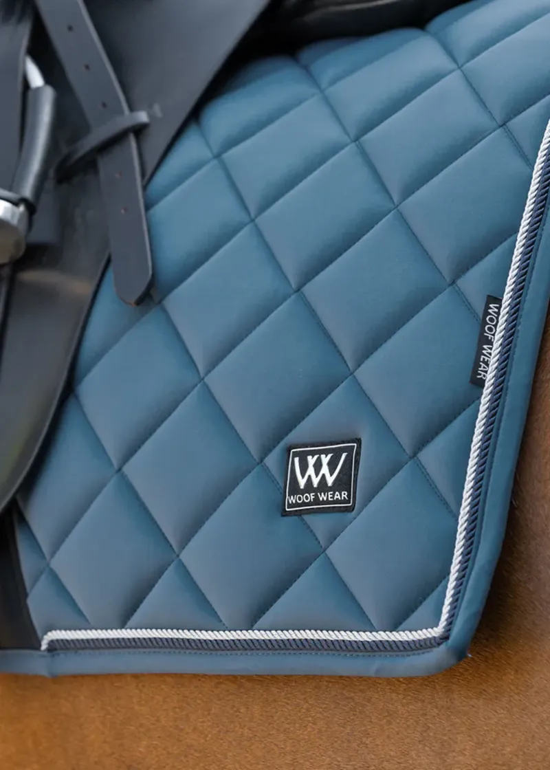 Woof Wear Vision Aura Saddle Pad DR - Petrol Blue-1