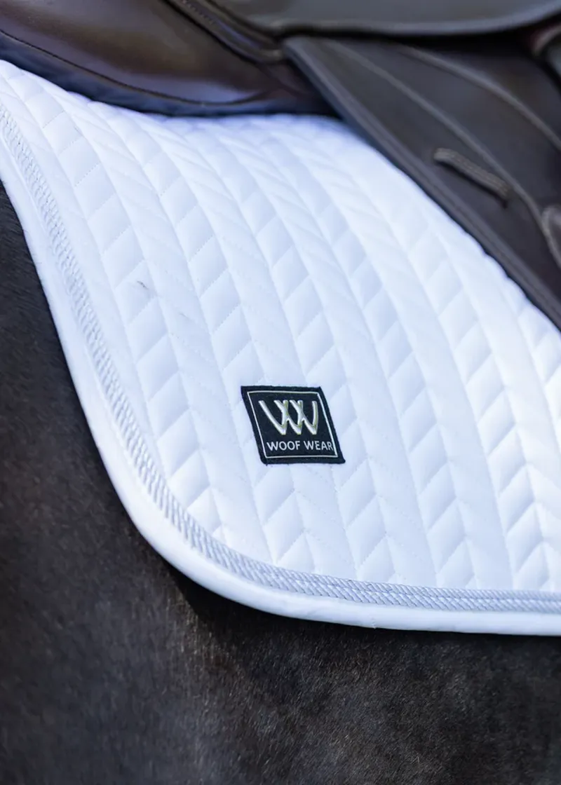 Woof Wear Herringbone CC Pad - White-2