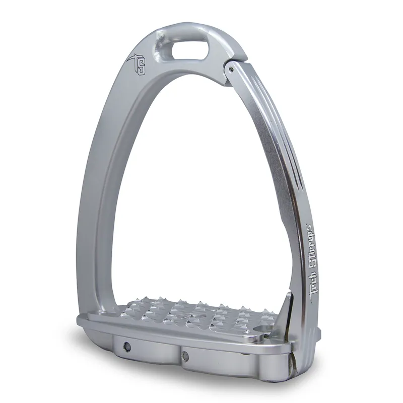  Tech Venice Children's Safety Stirrups - Silver/Silver