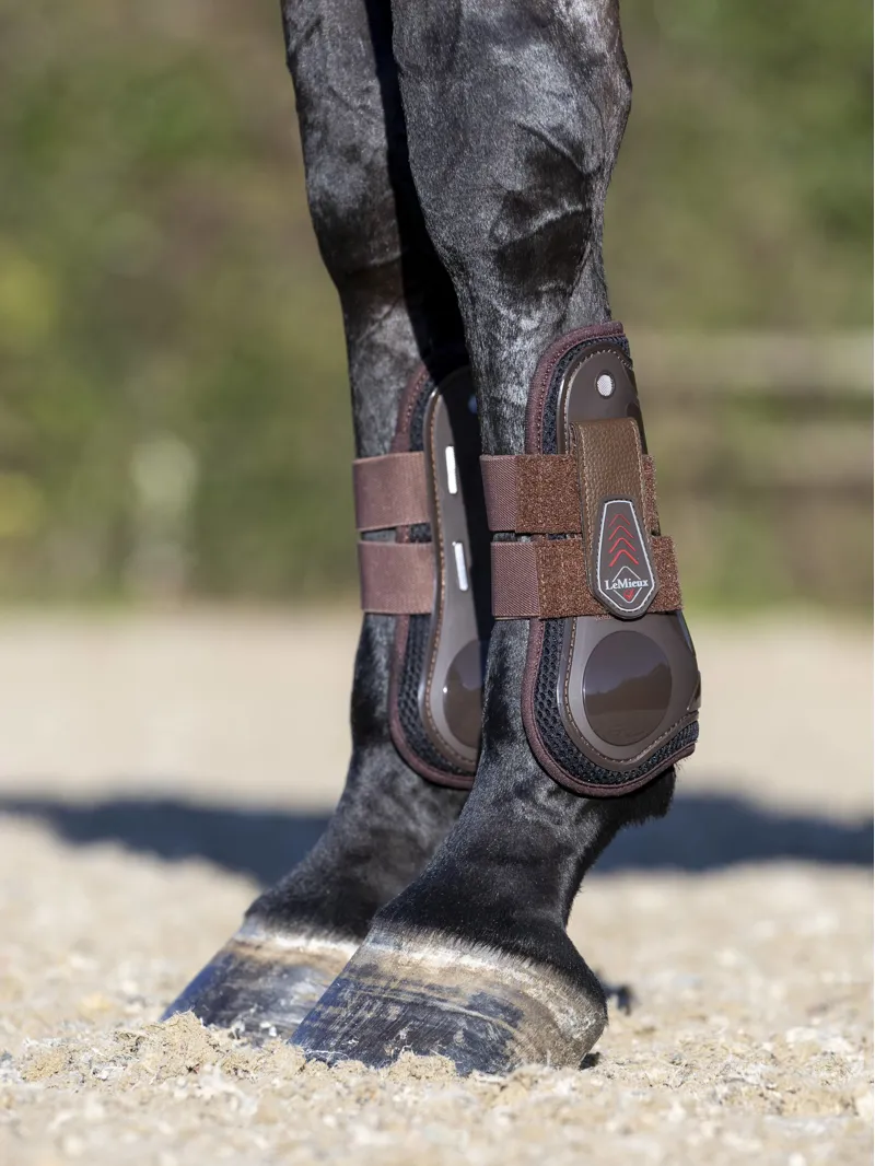 LeMieux Derby ProJump Tendon Boot - Brown-1