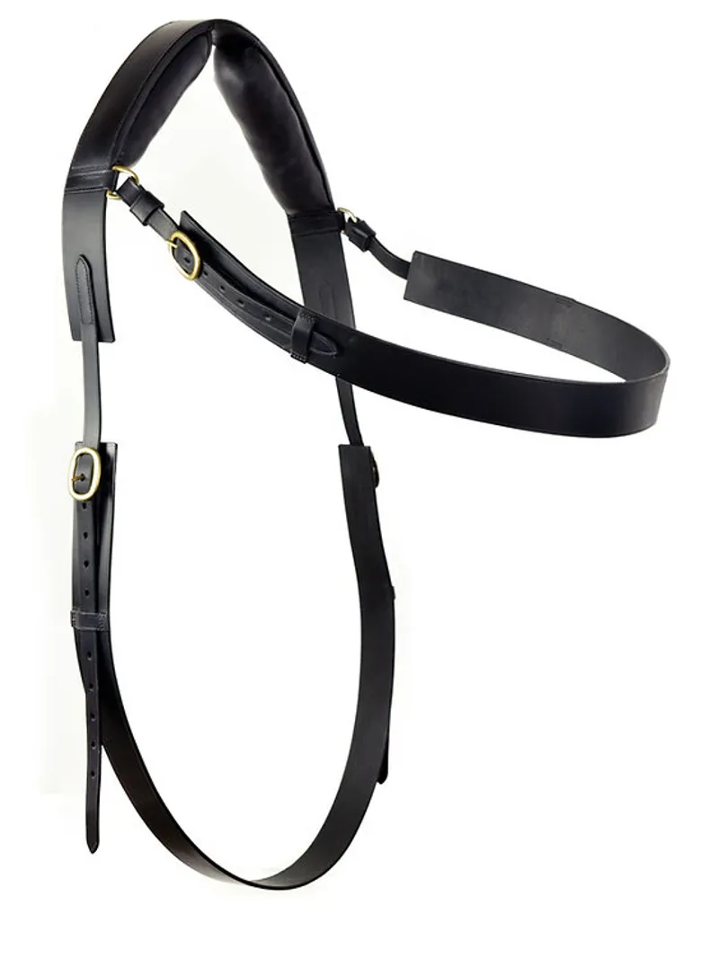 Ascot Leather Paddock Roller - Black