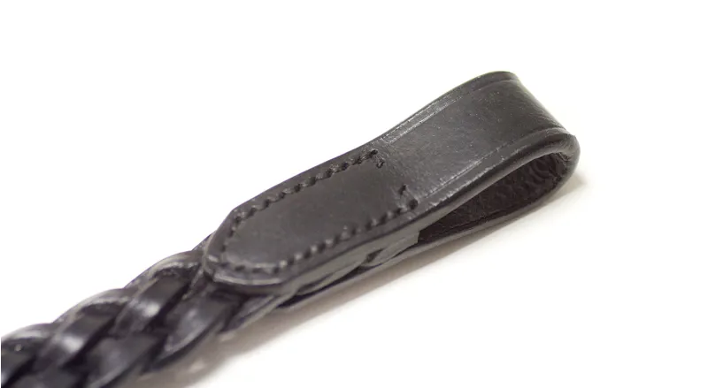 Classic Plaited Browband Black-2