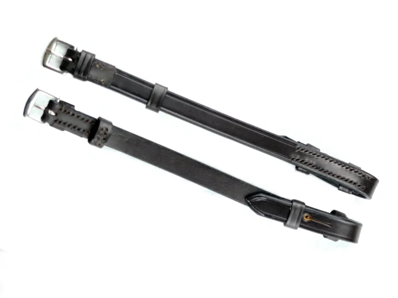 Dever Classic Cheek Pieces 5/8 - Black