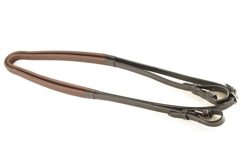 Goughs English Leather Race Reins - Brown