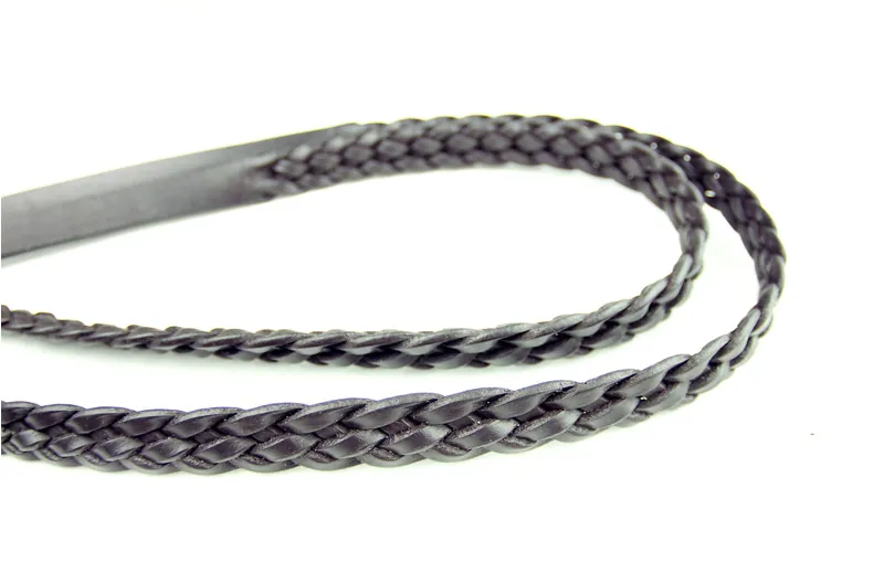 Dever Platinum Plaited Reins - Black