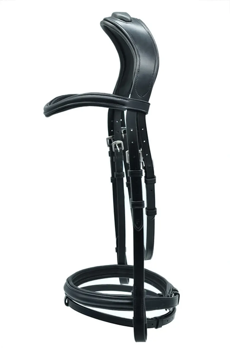 Dever Platinum Comfort Flash Bridle - Brown-1