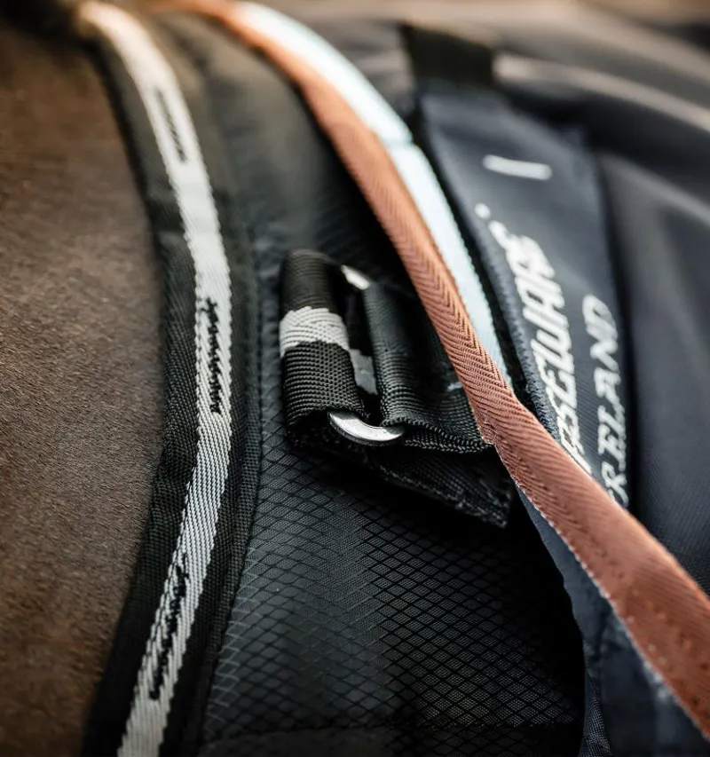 Horseware Easy Layer Stable Rug - 100g - Black/Silver-1