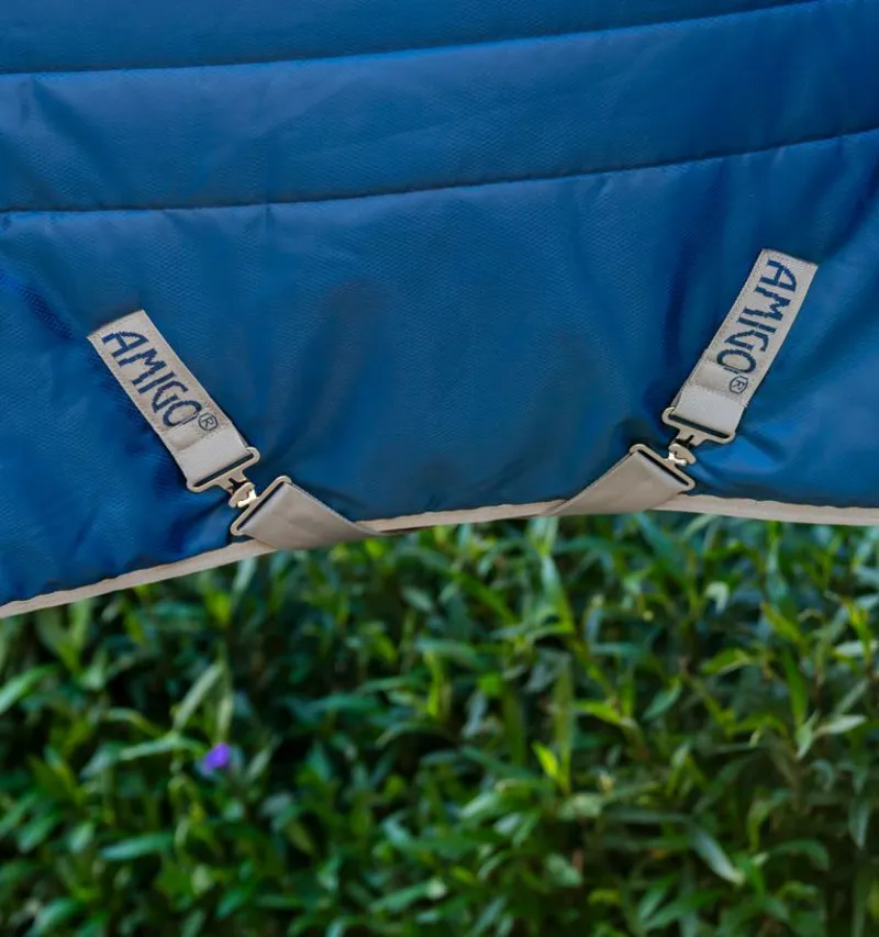 Amigo Ripstop Insulator Plus Pony Stable 200g Navy/Titanium Grey-4