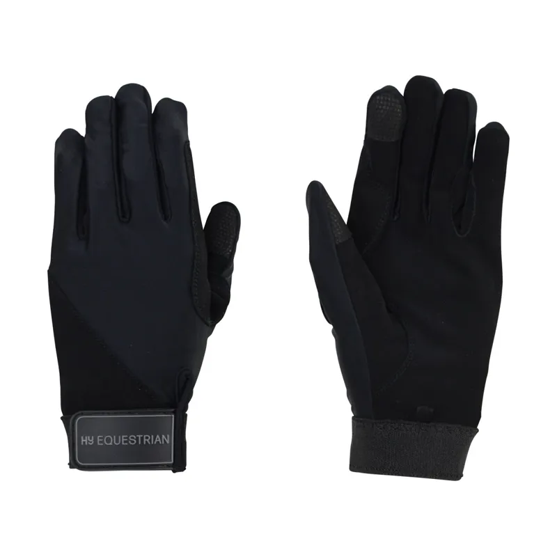 Hy Equestrian Absolute Fit Kids Glove - Black