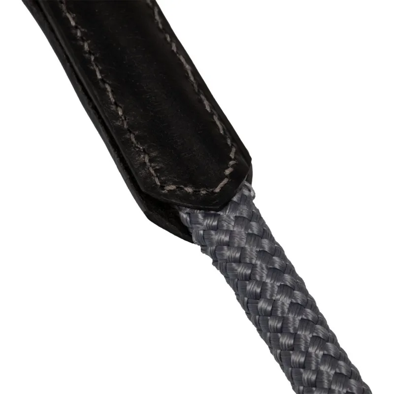 Acavallo Padded Soft Leather Draw Reins-4