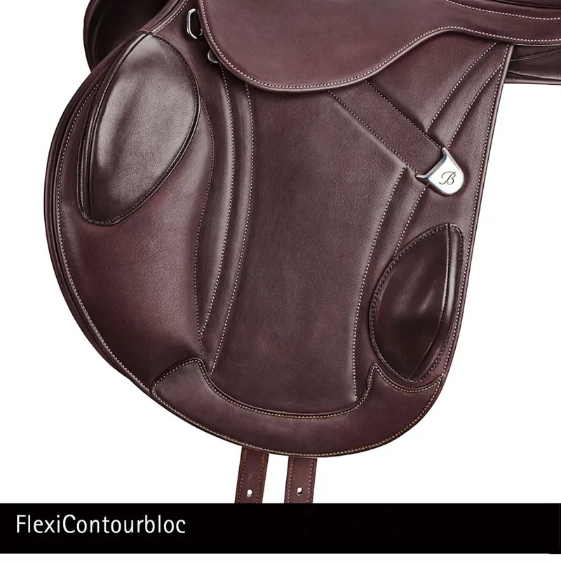 Bates Advanta Monoflap Jump Saddle - Brown-1