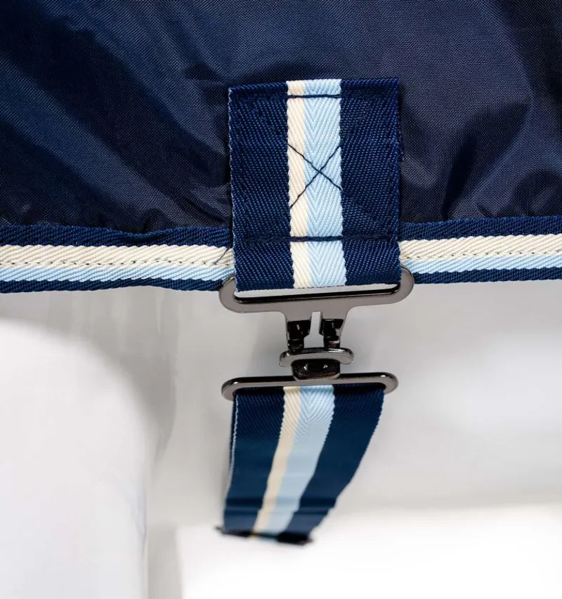 Horseware Newmarket Rain Sheet Mack with Fleece lining - Witney Navy-2