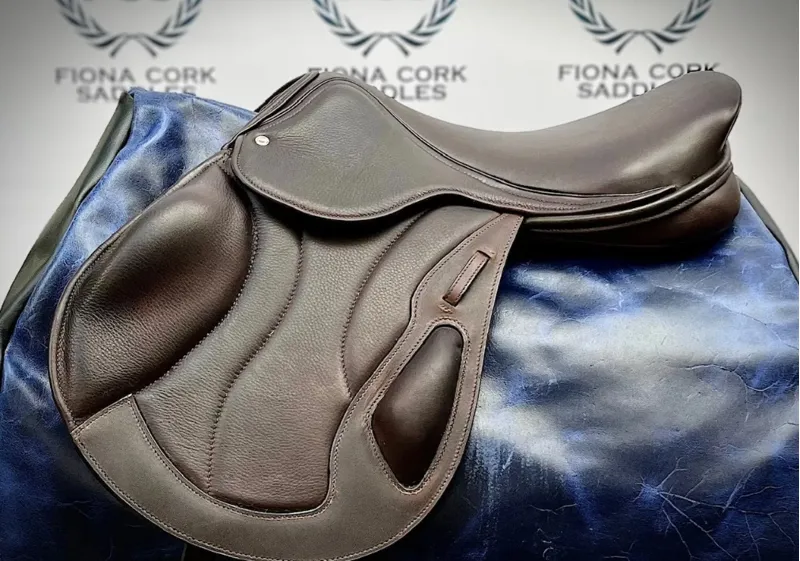 Fiona Cork Event Monoflap Saddle - Brown