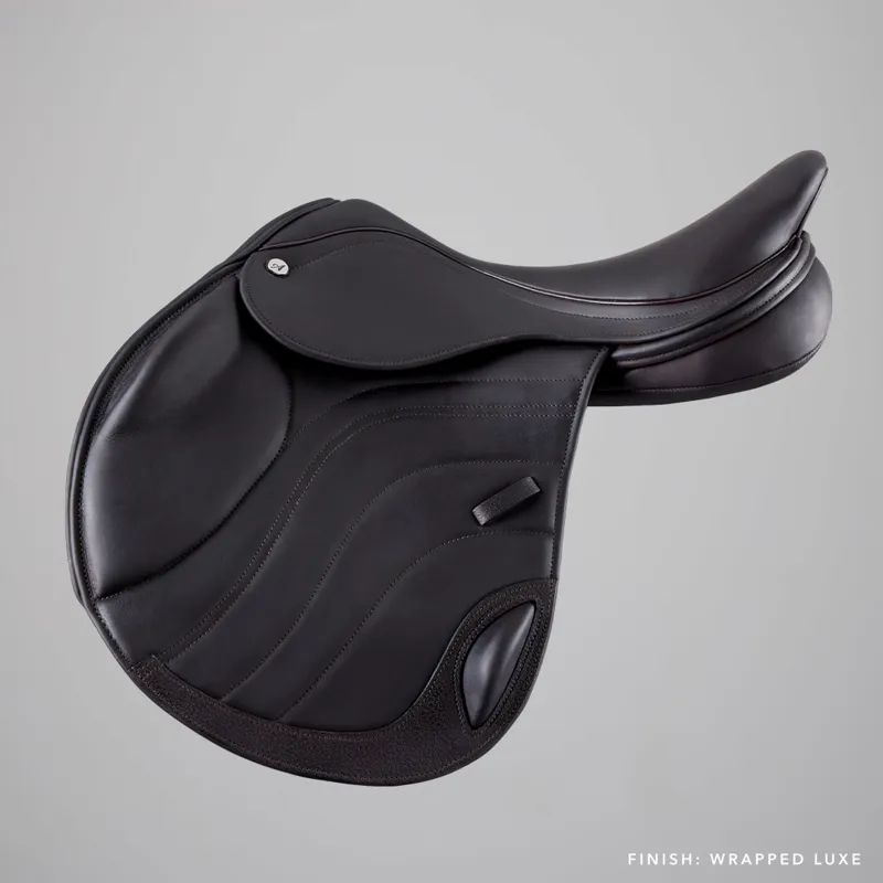 Albion Kontinuum Mono Flap Jump Saddle in Black