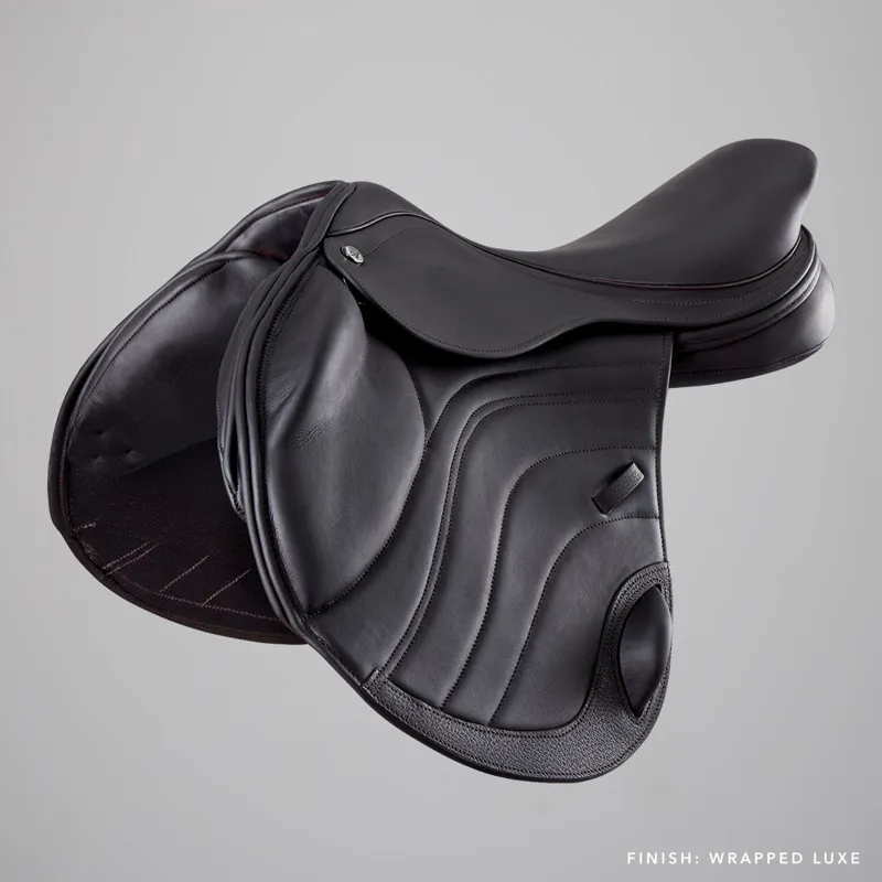 Albion Kontinuum Mono Flap Jump Saddle in Black-1