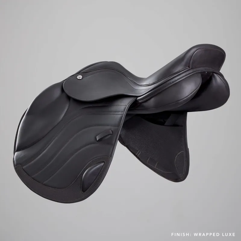 Albion Kontinuum Mono Flap Jump Saddle in Black-2