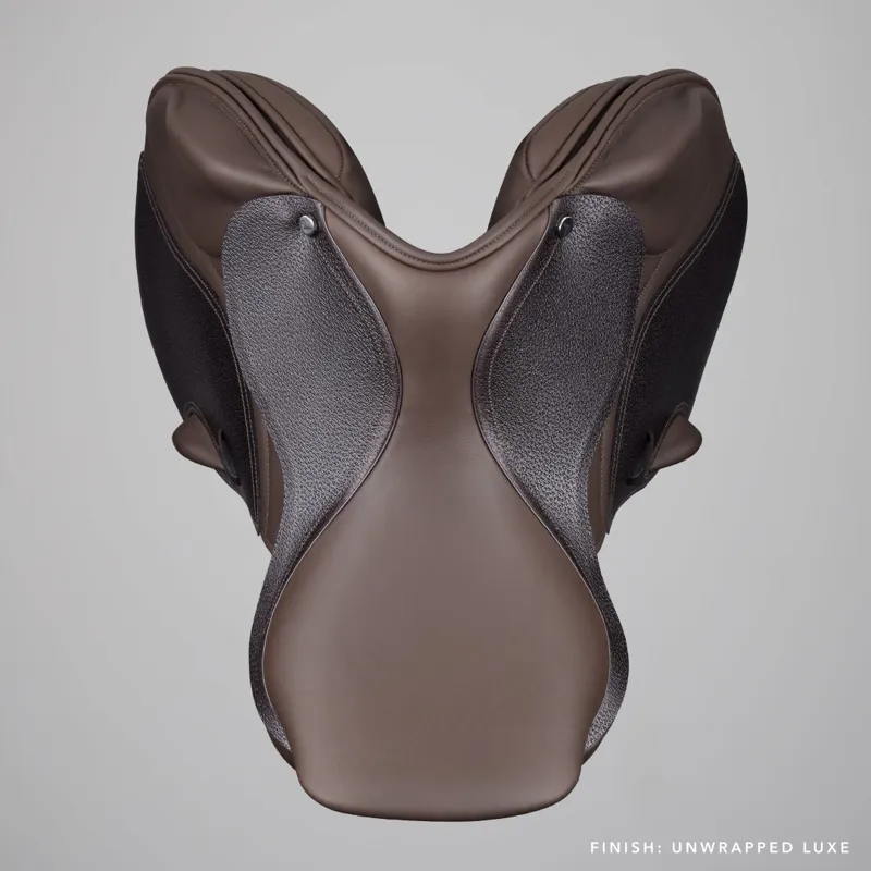 Albion Kontinuum Mono Flap Jump Saddle in Brown-3
