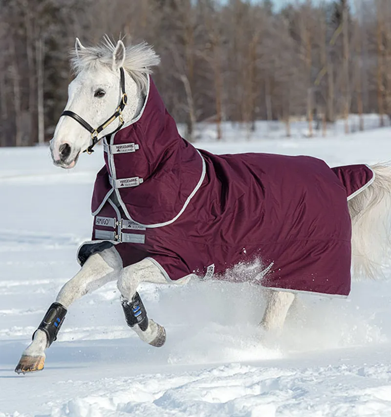 Amigo Hero 600D with Ripstop Plus Turnout Rug - Fig/Silver 200g