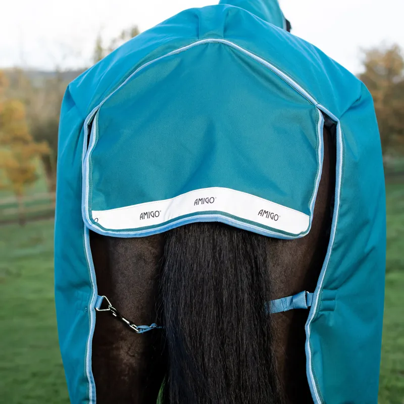 Amigo Bravo 12 Plus Heavy 400g Turnout Rug - Storm Green-5