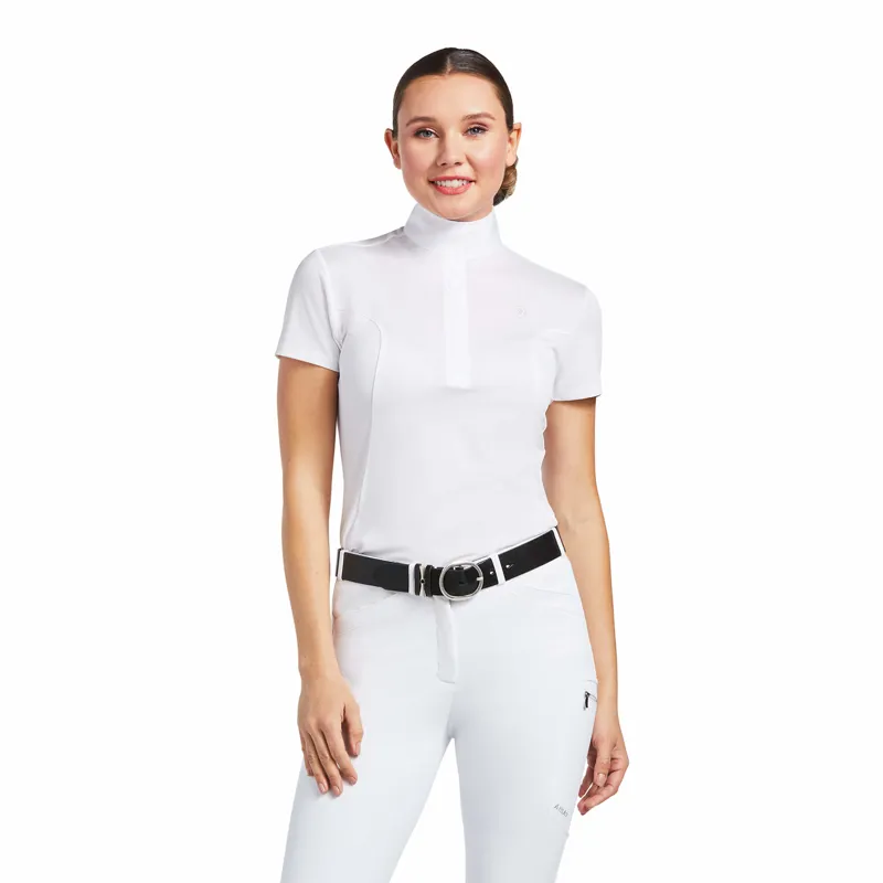 Ariat Aptos Short Sleeve Show Top White