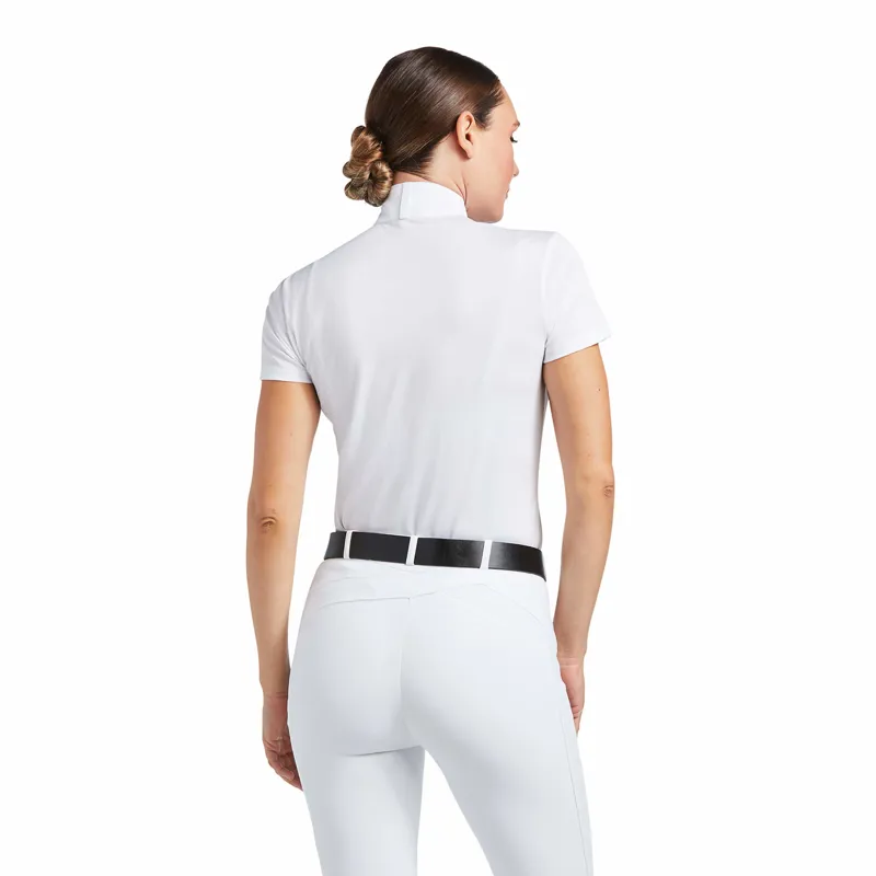 Ariat Aptos Short Sleeve Show Top White-1