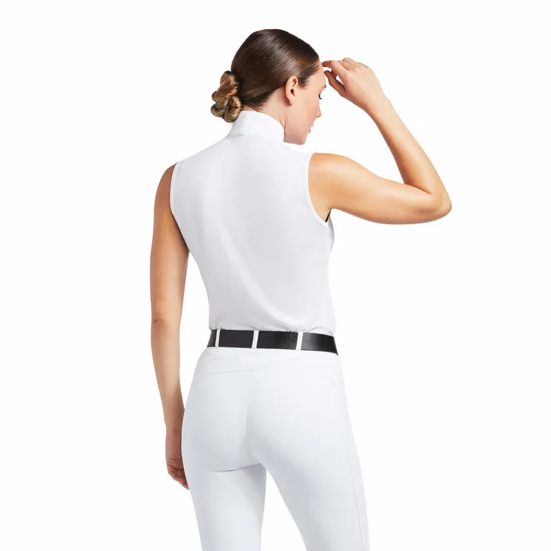 Ariat Aptos Sleeveless Show Shirt White-1