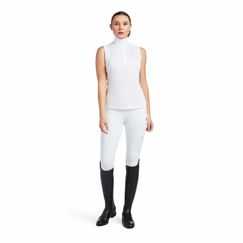 Ariat Aptos Sleeveless Show Shirt White-2