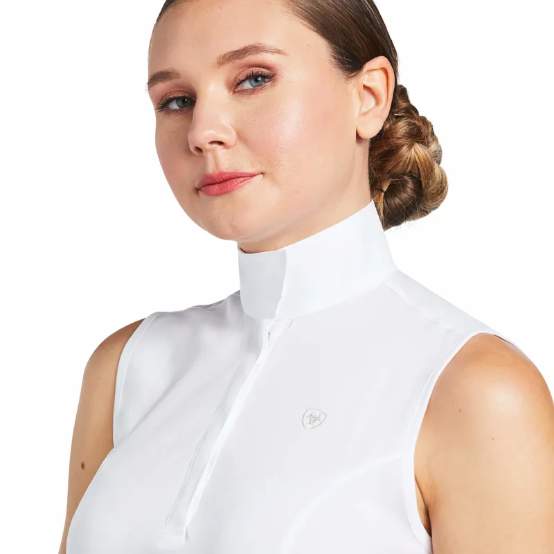 Ariat Aptos Sleeveless Show Shirt White-3