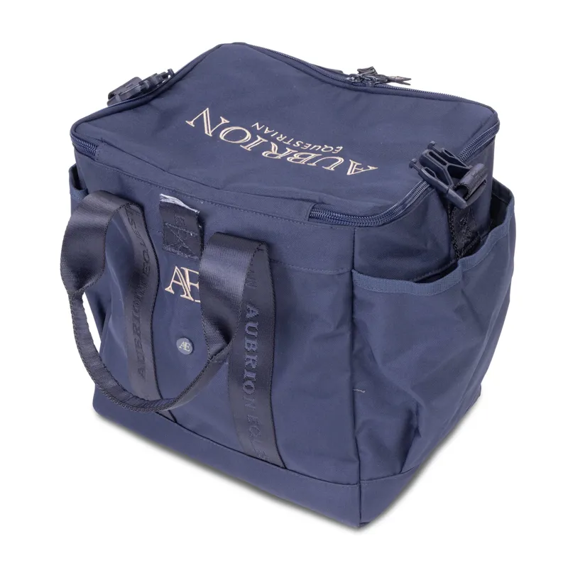 Aubrion Equestrian Large Grooming Kit Bag - Navy-1