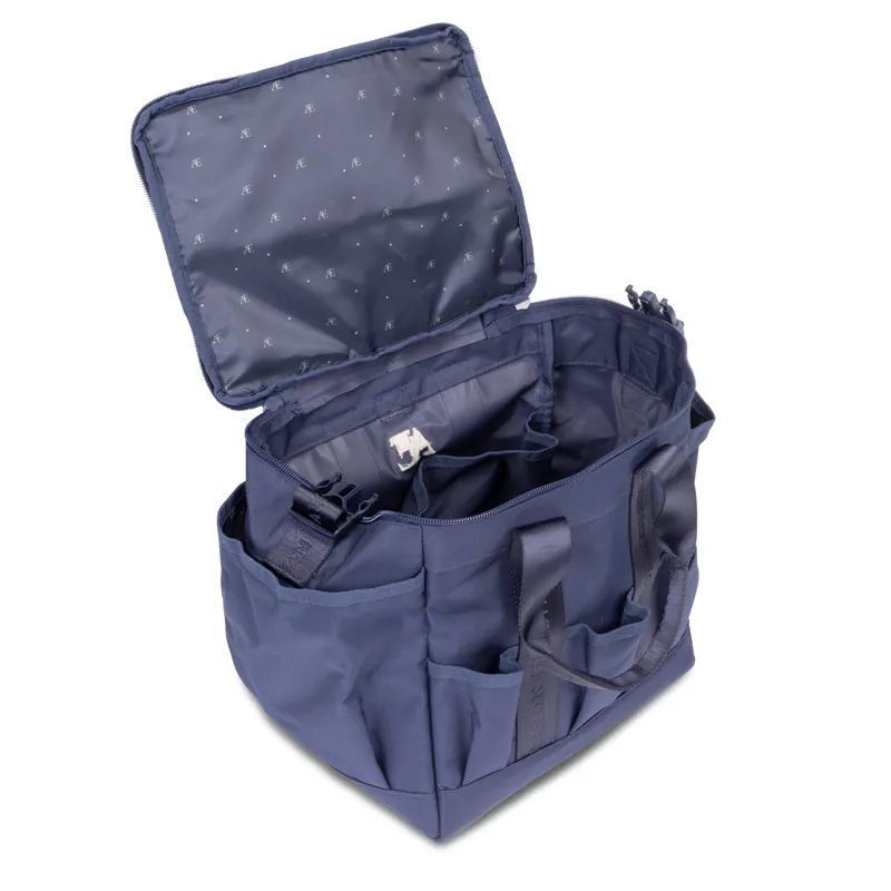 Aubrion Equestrian Large Grooming Kit Bag - Navy-3