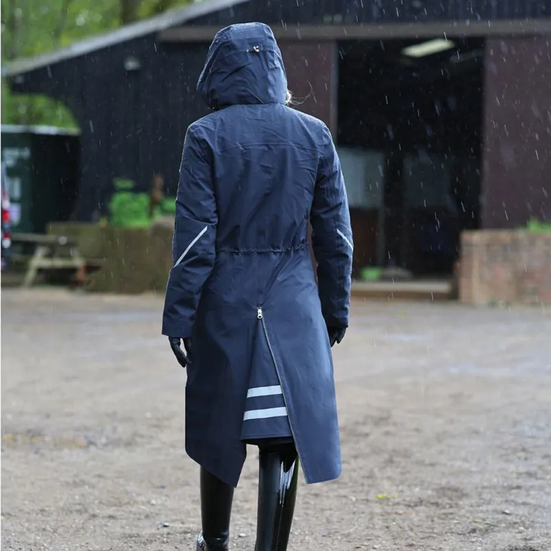 Utopia Luxe Waterproof Riding Coat Navy-2