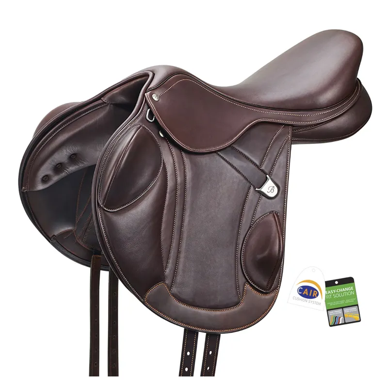 Bates Advanta Monoflap Jump Saddle - Brown