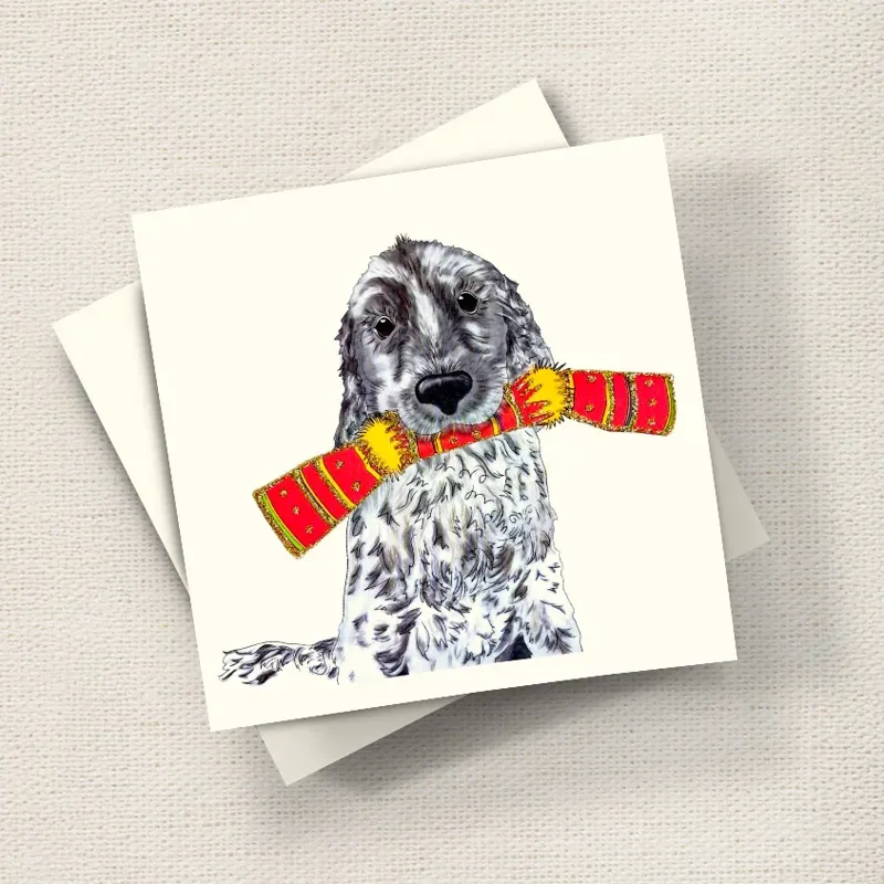 English Graphics 'Beau Cracker' Christmas Card