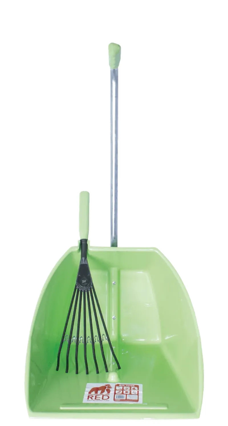 Red Gorilla Big Tidee with Short Plastic Rake - Pistachio