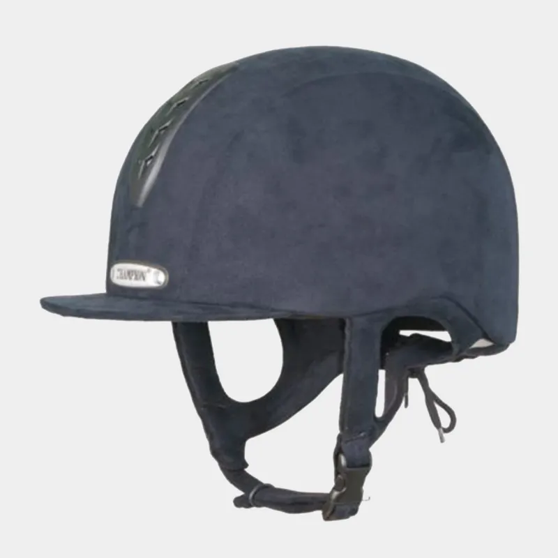 Champion X-Air Junior Plus Riding Hat - Navy-1
