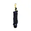 MJ Equine Nylon Leadrope - Two Tone - Black and Blue