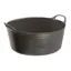 Small Shallow Gorilla Tub 15L Black