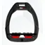 Flex-On Safe-On Ultra Grip Safety Stirrups - Black/Black/Red