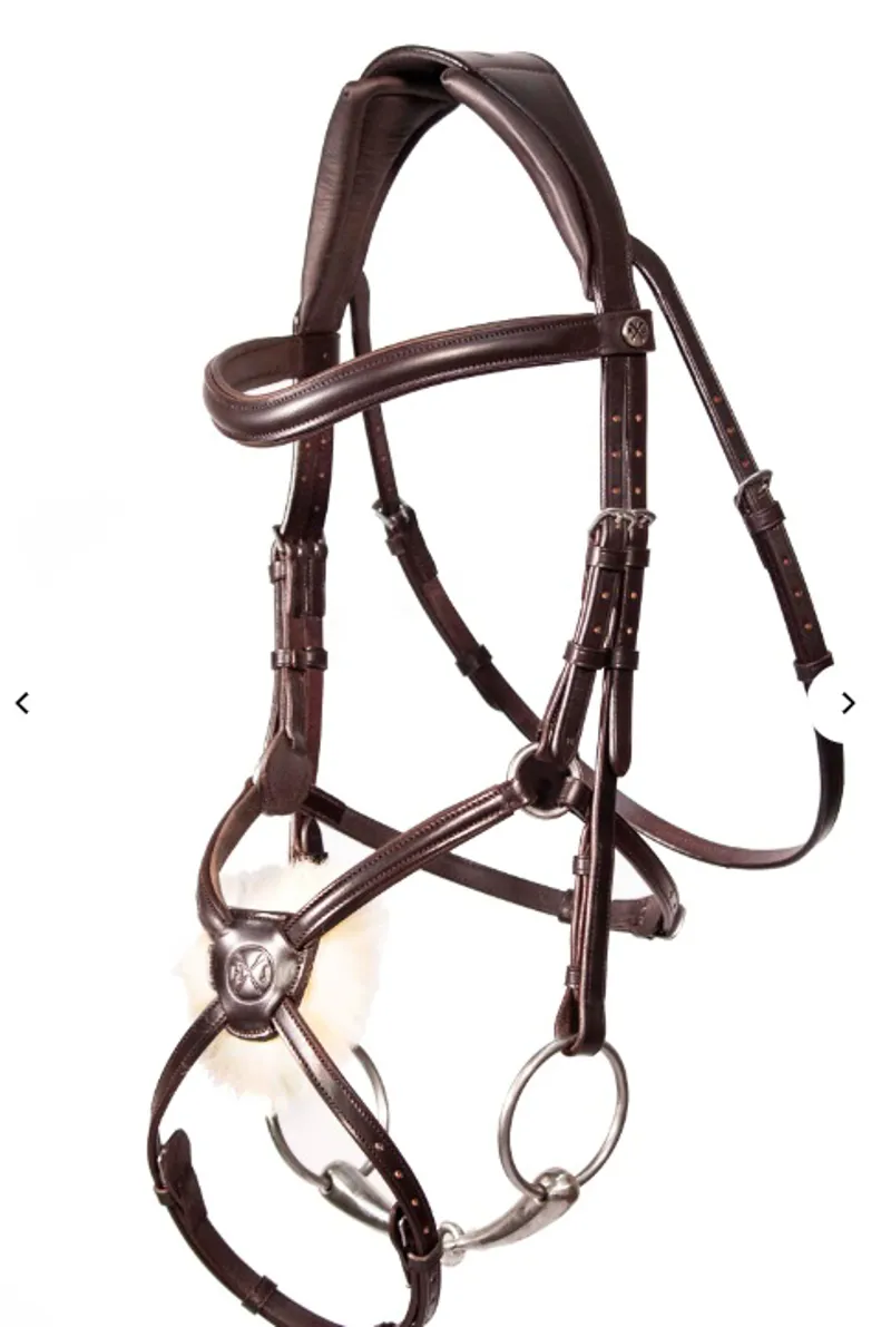 Henry James Mexican Grackle Bridle with Comfort 3D Air headpiece - Brown