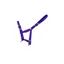 Cameo Foal Headcollar - Purple