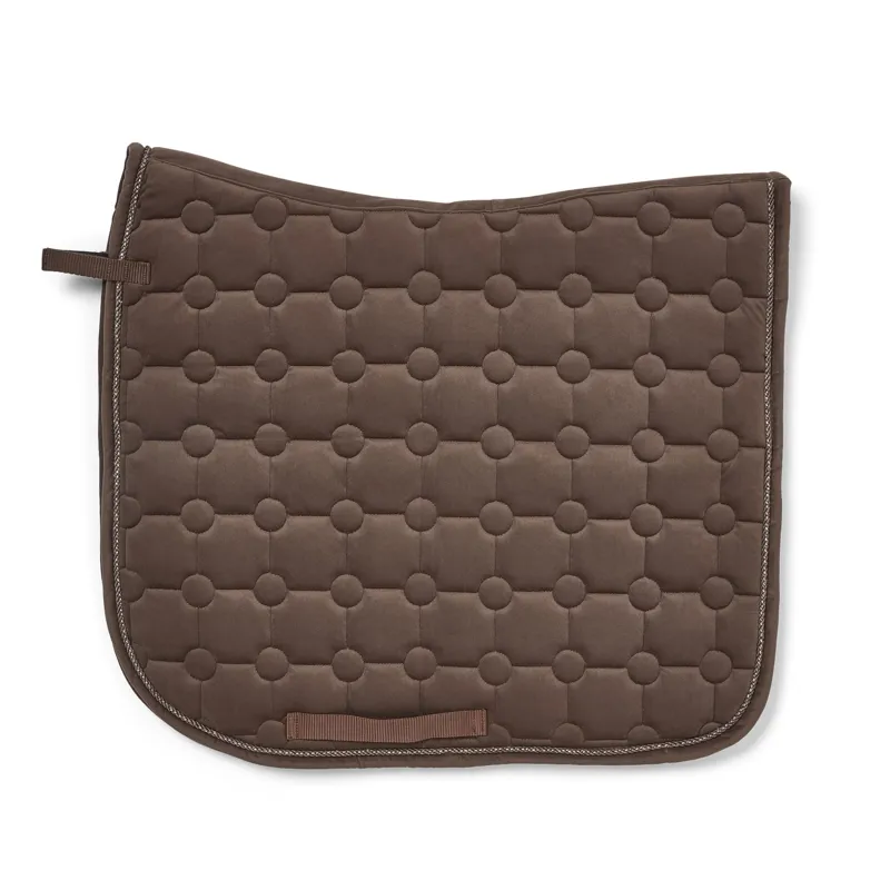 Cameo Suede Dressage Saddlecloth in Mocha