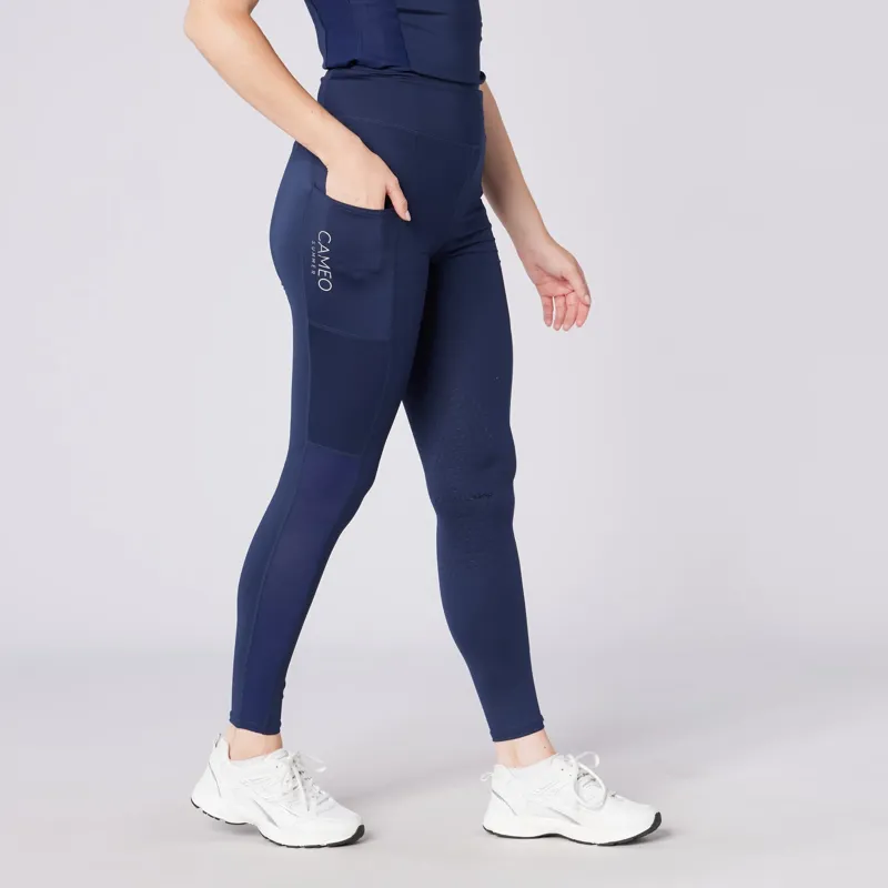 Cameo Summer Riding Tights - Navy-5