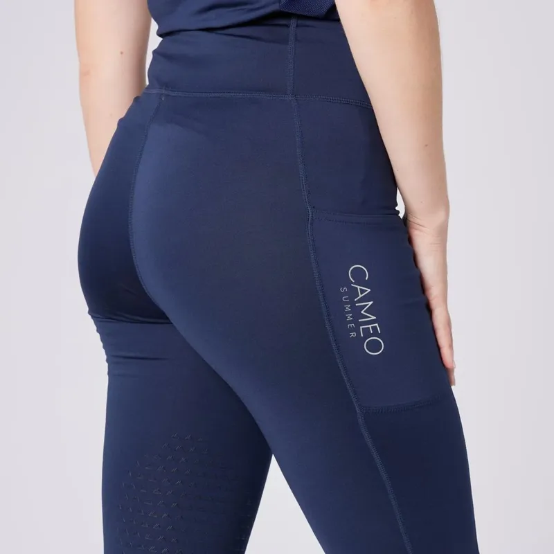Cameo Summer Riding Tights - Navy-8