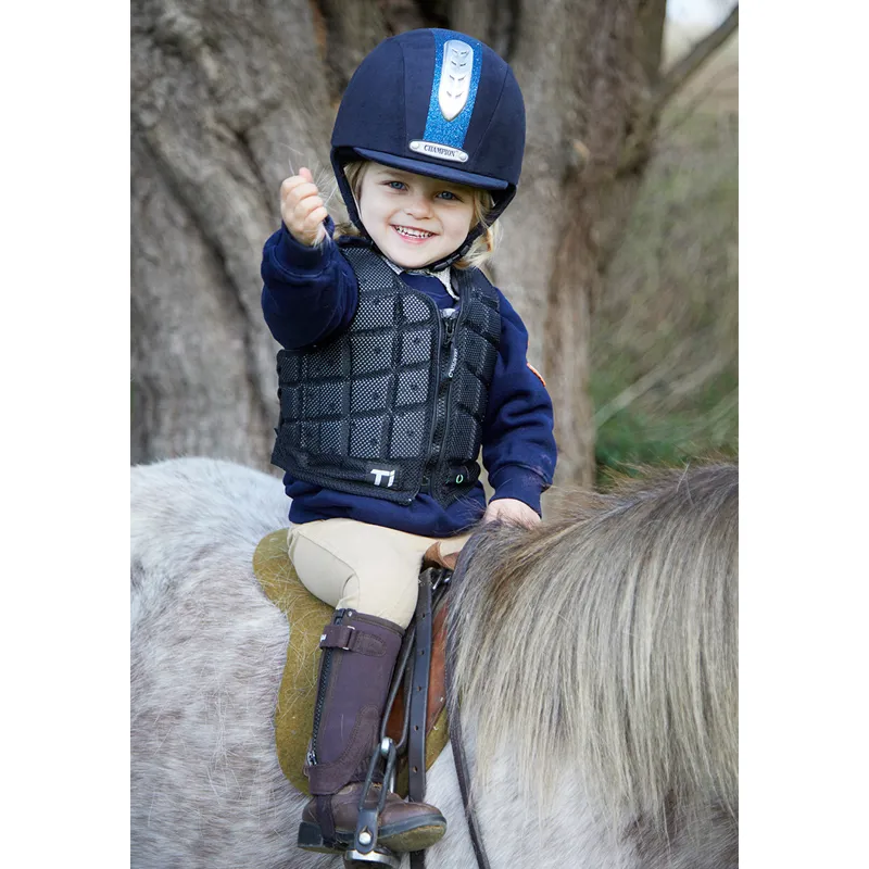 Champion Titanium Ti22 YOUTH Body Protector in Black-2