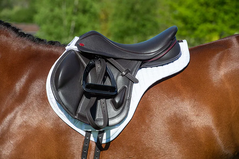 Kent and Masters Competition Series Monoflap XC Saddle - Brown -1