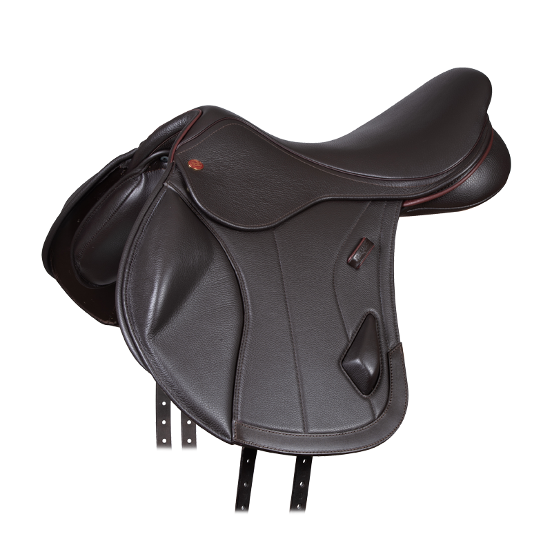 Kent and Masters Competition Series Monoflap XC Saddle - Brown -3